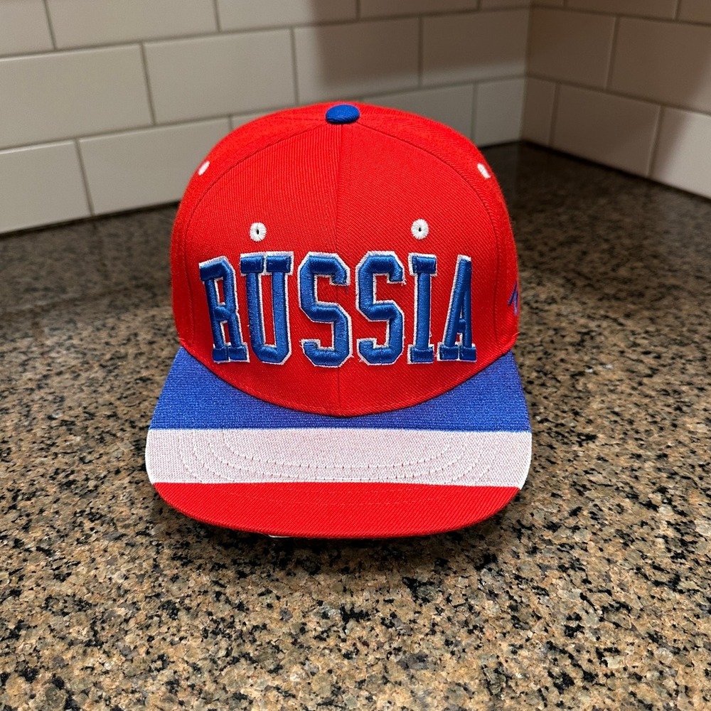 Russia Zephyr Superstar Snapback Hat Red Blue White Adjustable Cap New